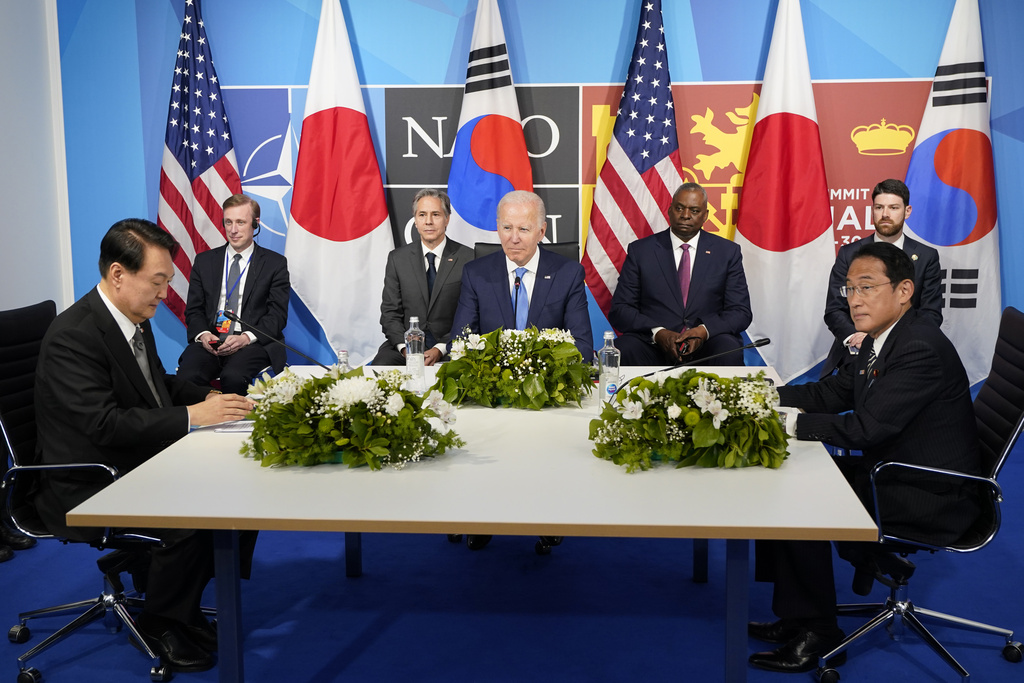 Fri. 11 a.m.: US, Japan and South Korea boosting mutual security ...